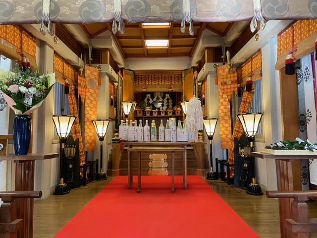 元旦祭当日の祭壇